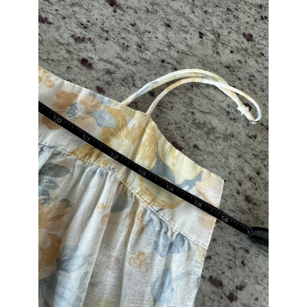 Abercrombie & Fitch M Ruffle Floral Maxi Dress FairyCore Cottage Preppy Girly - Picture 4 of 6
